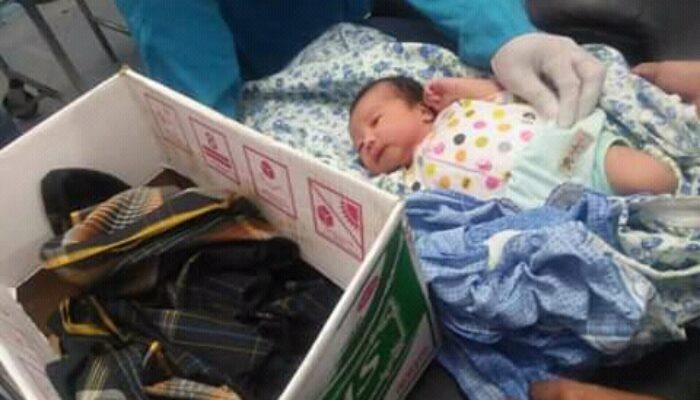 Warga Painan Geger, Bayi Dalam Kardus Ditemukan di Pinggir Jalan