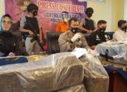 Polda Sumbar Sita 110 Paket Besar Narkotika Jenis Ganja