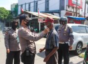 Polsek dan Koramil/02 Padang Timur Imbau Masyarakat Patuhi Protokol Kesehatan