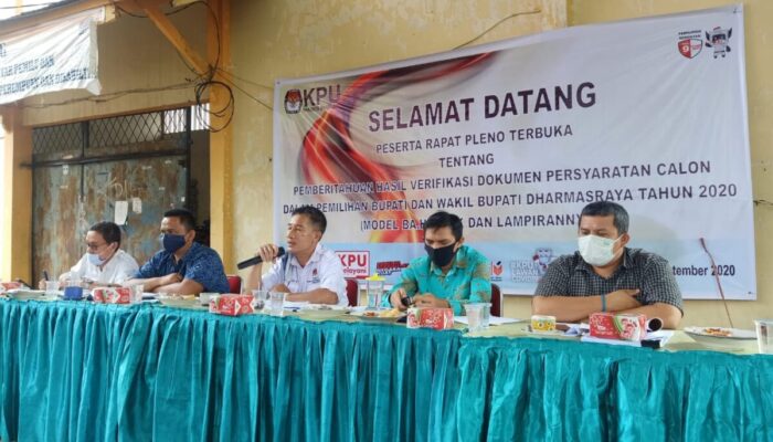 Semua Tahapan Dilakukan, KPU Dharmasraya Matangkan Persiapan Pilbup