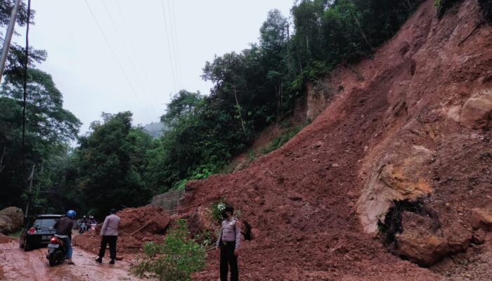 Material Longsor Timbun Jalan Sumbar-Riau, Begini Kondisinya