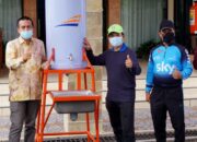PT KAI Sumbar Bantu Wastafel Portable untuk Kota Pariaman