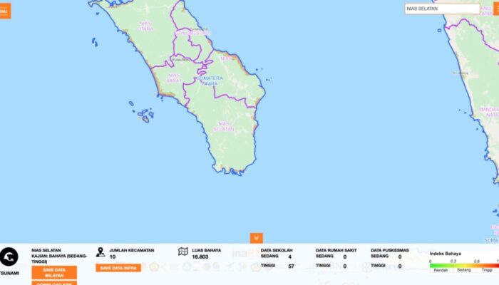 BNPB dan UGM Pasang Sistem Peringatan Dini Tsunami di Mentawai