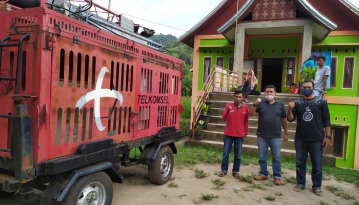 Pembangunan Menara Telkomsel di Nagari GMS Surantih Dikebut