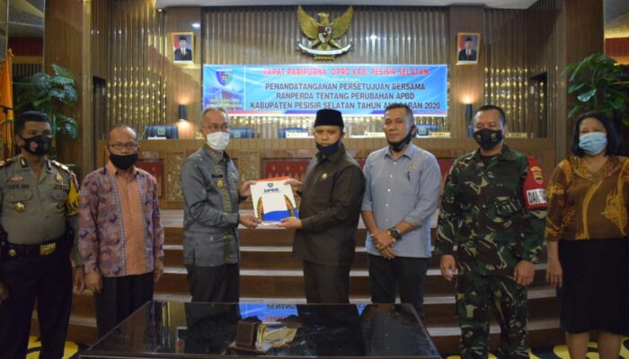 Ranperda APBD-P 2020 Disahkan Menjadi Perda