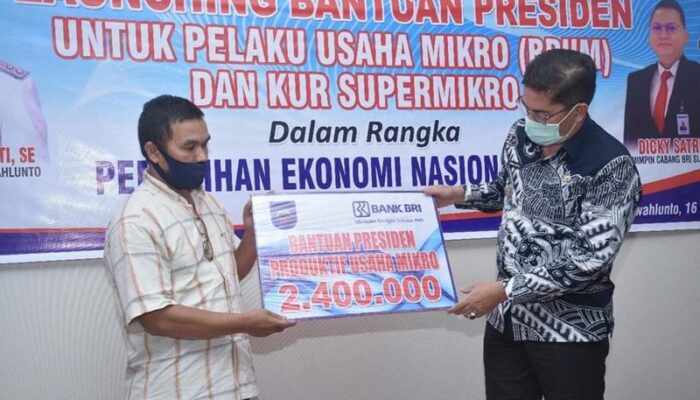 Ratusan UMK di Kota Sawahlunto Terima Bantuan Presiden