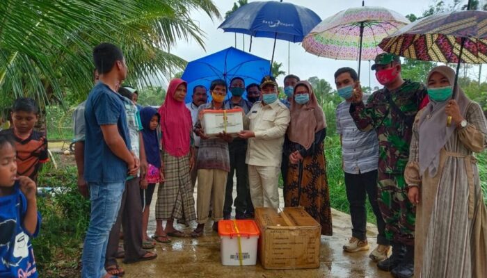 Pjs Bupati Pasbar Hansastri Tinjau Korban Kebakaran dan Berikan Bantuan