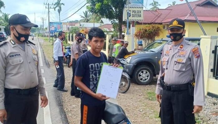 Keluar Rumah Tanpa Masker, Ini Sanksi untuk Masyarakat Sutera