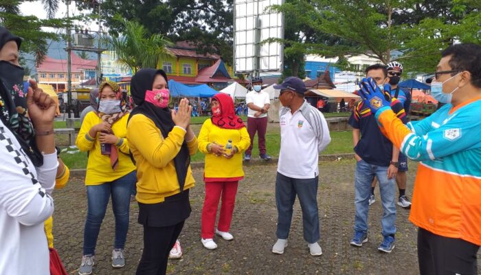 Pjs Bupati Solsel Tiba-tiba Hentikan Aktivitas Olahraga Sekelompok Warga di RTH Muara Labuh, Ternyata Ini Alasannya
