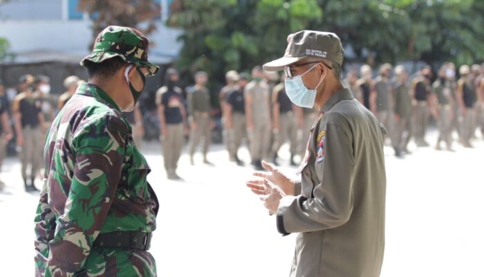 Tingkatkan Kompetensi, Satpol PP Padang Kerjasama dengan Batalyon 133