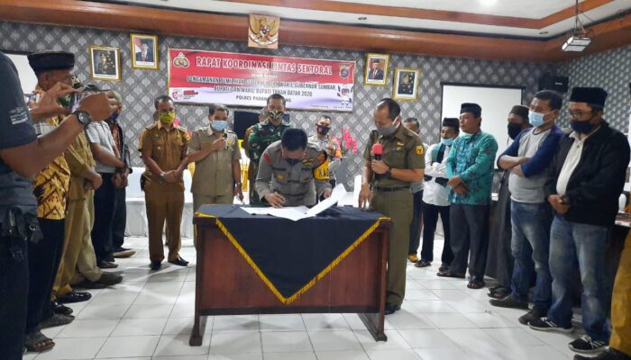 Dua Nagari Berdamai di Polres Padang Panjang, Ini 3 Poin Hasil Mediasinya