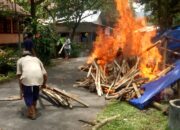 motor dibakar