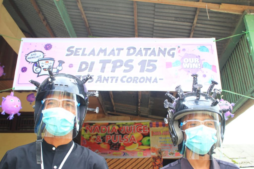 Di Kota Padang Ada TPS Anti Corona, Berikut Keunikannya