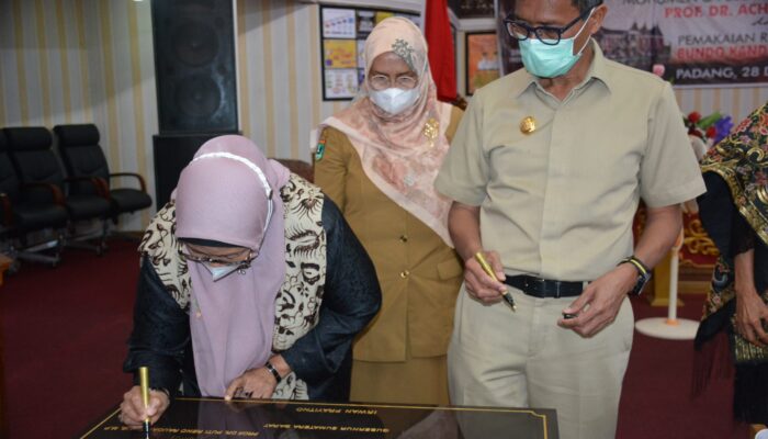 Pemprov Sumbar Apresiasi Kiprah Bundo Kanduang Lewat Sarana “Rumah Gadang Bundo Kanduang Minangkabau”