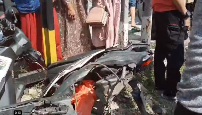 Begini Kronologis Kecelakaan Kereta Api Tewaskan Satu Pemotor di Padang