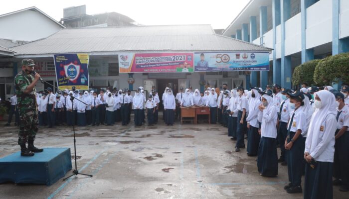 Lanud Sutan Sjahrir Sosialisasikan PPDB SMA Pradita Dirgantara di SMPN 4 Padang