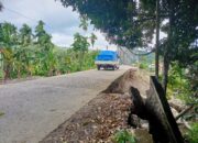 Jalan di Jembatan Lambung Bukit Pessel Terban, Keselamatan Pengendara Terancam