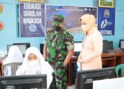 Siswa Ikuti Ujian Psikologi Seleksi PPDB SMA Pradita Dirgantara di Lanud Sut