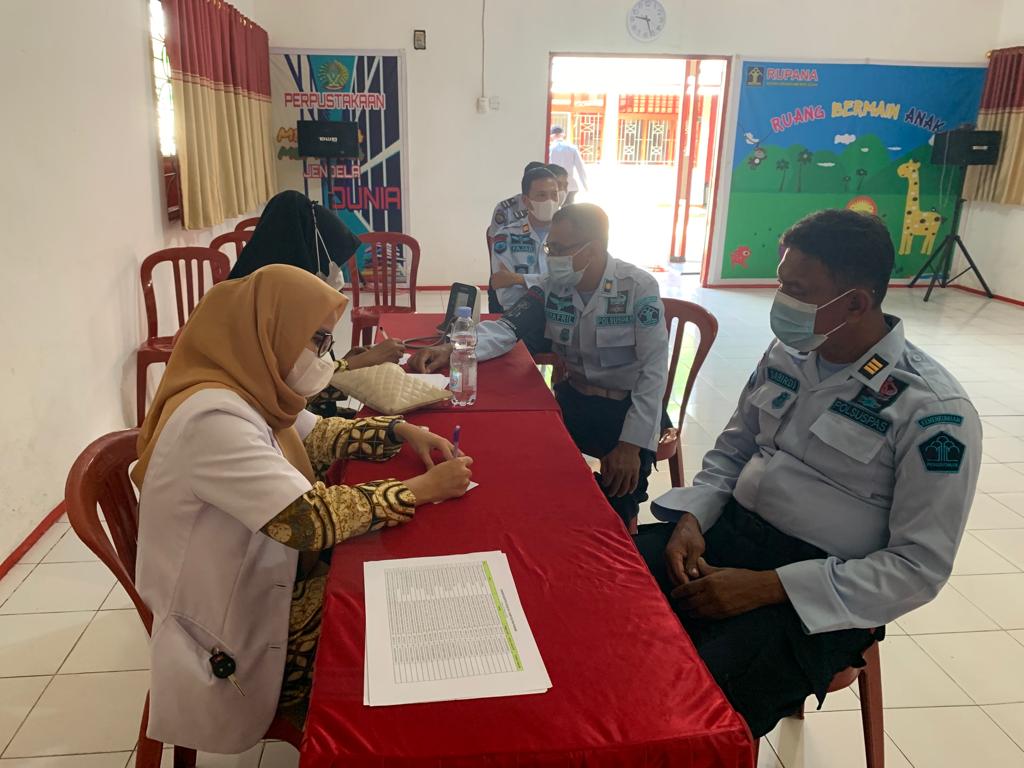 Rutan Kelas II B Pessel Gelar Vaksinasi Booster