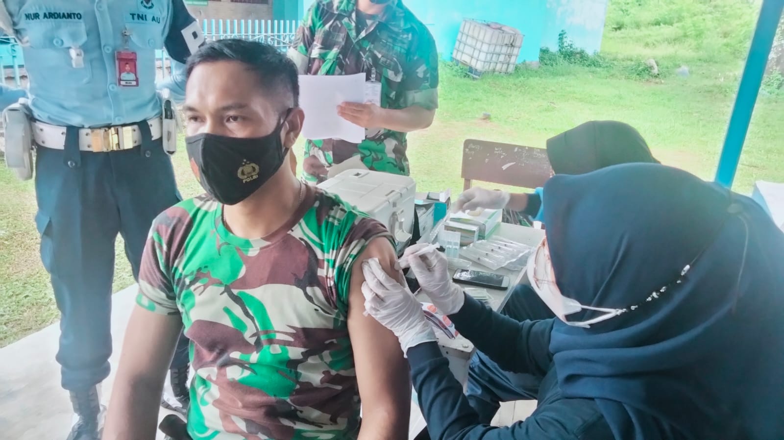 Lanud Sutan Sjahrir Vaksinasi Booster