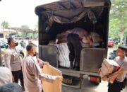 Peduli Korban Gempa Pasbar, Polres Sawahlunto Kirim Bantuan Logistik