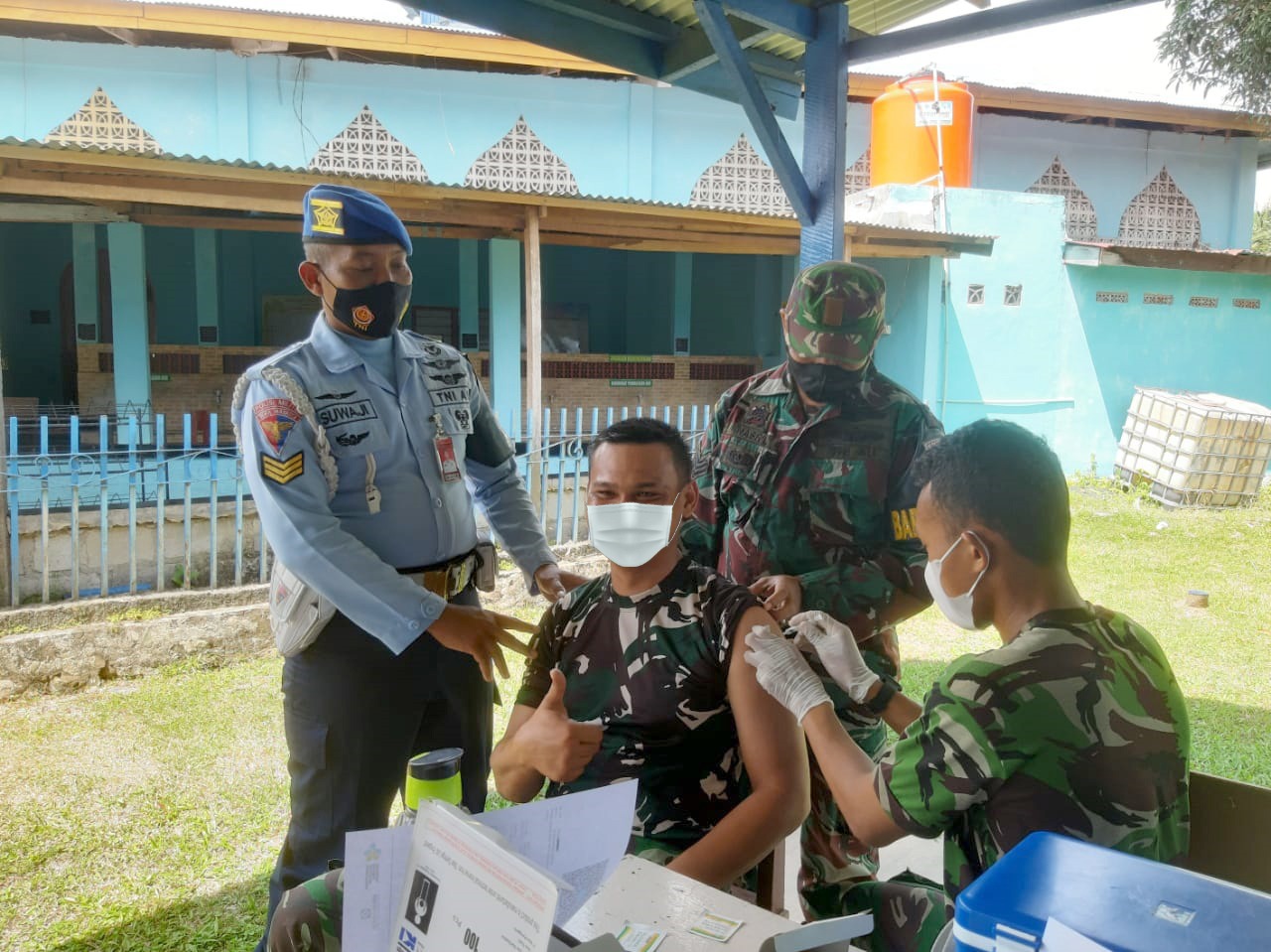 Percepat Serbuan Vaksin Booster di Lanud Sutan Sjahrir