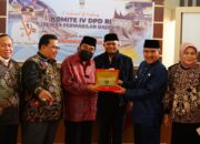 Kunker Komite IV DPD RI ke Dharmasraya Terkait Pengawasan Pelaksanaan Dana Desa