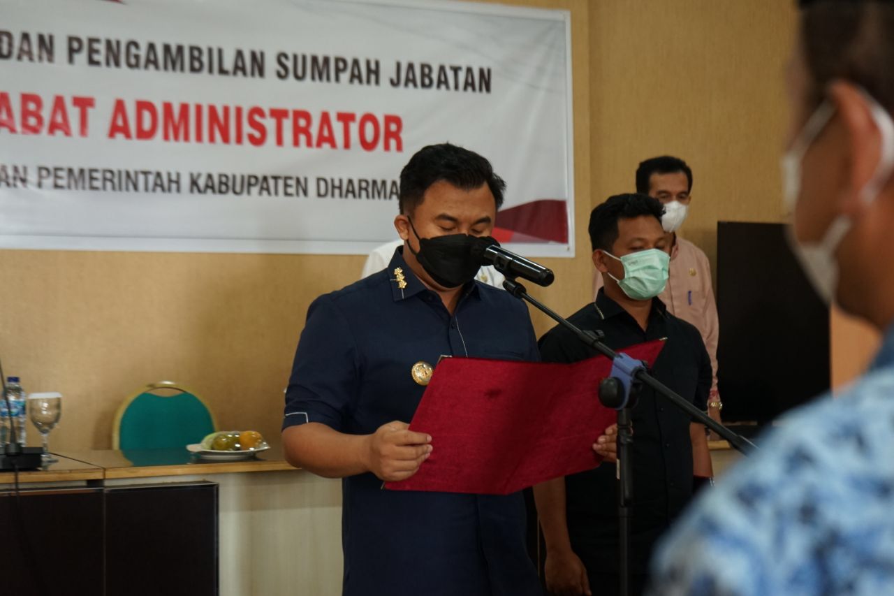 lantik pejabat dharmasraya