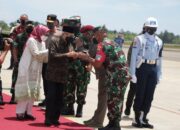 Komandan Lanud Sutan Sjahrir Sambut Kedatangan Wapres RI