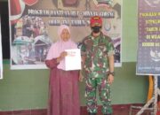 Koramil 10/koto baru Dharmasraya, Salurkan BTPKLW kepada Seribu Orang Warga