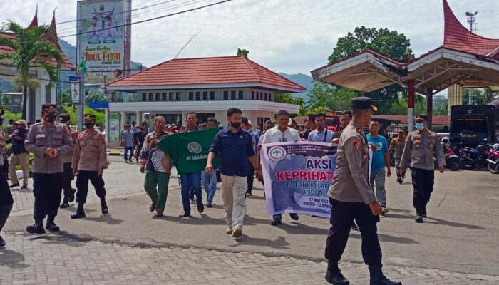 DPD Apkasindo Sijunjung Apresiasi Pengamanan Aksi yang Dilakukan Polisi