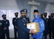 Meski Hujan, Lanud Sut laksanakan upacara Peringatan Hari Bakti ke-75