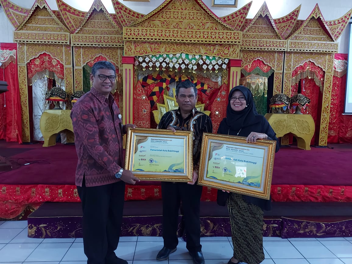 Bukittinggi Raih Dua Penghargaan BKN Award 
