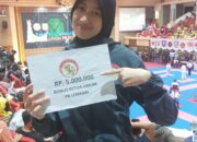 Nafa Sumbangkan Emas Pertama Lemkari, Ketua Umum PB Lemkari Leonardy Harmainy Beri Bonus Spontan