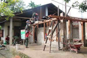 Tak Kenal libur, Satgas TMMD Pessel Kebut Pembangunan RTLH