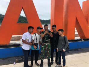 Bintara Foto Penrem 032, Diskusi Bersama Komunitas Fotografer Pantai Carocok Painan