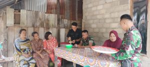 Jalin Komunikasi Sosial, Satgas TMMD Pessel Berbaur Bersama Warga