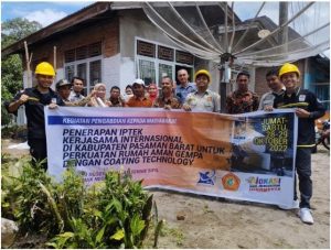 Dosen PNP Ajarkan Coating Technology untuk Rumah Aman Gempa