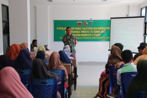 Satgas TMMD Pessel Gelar Sosialisasi Balatkom dan Bahaya Terorisme