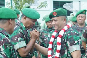 Pisah Sambut di Makodim Pessel, Suherli: Tetap Jaga Kekompakan dan Pertahankan Prestasi 