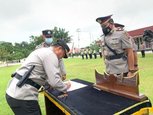 Serah Terima Jabatan Kasat Intelkam Polres Dharmasraya