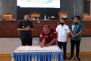 Ranperda APBD Dharmasraya TA 2023 Resmi Ditetapkan