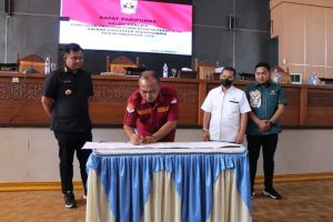 DPRD Kabupaten Dharmasraya Sepakati Program Pembentukan Peraturan Daerah melalui Rapat Paripurna