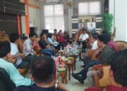 Sekwan Dharmasraya Bertemu Wartawan, Minta Dukungan Informasi
