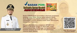 BPOM Nyatakan Aman untuk Dikonsumsi, Pemko Bukittinggi Bolehkan Kembali Konsumsi Indomie Ayam Spesial