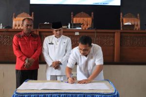 Pemkab dan DPRD Dharmasraya Bahas Perubahan Perda tentang Pembentukan dan Susunan Perangkat Daerah