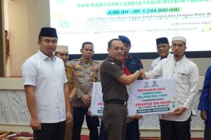 Sutan Riska, Forkopimda dan Muzaki Potensial Bayarkan Zakat Mal Melalui Baznas