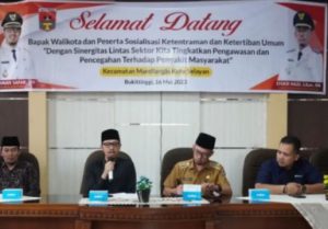 Pemko Bukittinggi Sosialisasikan Ketentraman dan Ketertiban Umum