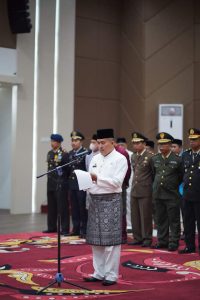 Upacara Peringatan Hari Lahir Pancasila di Kabupaten Dharmasrya Berlangsung Khidmat