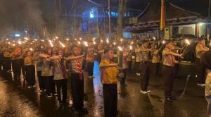 Pawai Obor Taptu Bukittinggi dalam Rangka Peringatan HUT RI ke-78